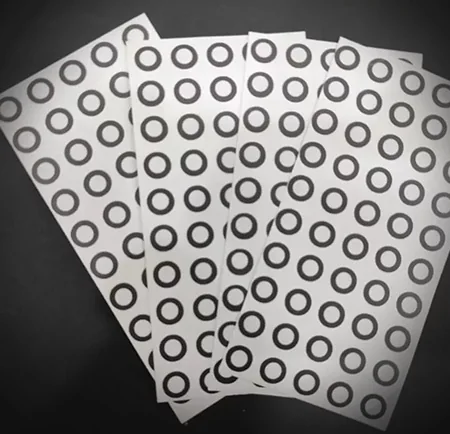 Cartelas de adesivos marcadores foscos